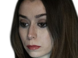 Sticker cristin milioti actrice femme brune grands yeux marron par Hapi_meal
