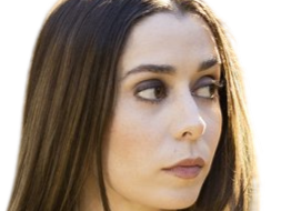 Sticker cristin milioti actrice femme brune grands yeux marron par Hapi_meal