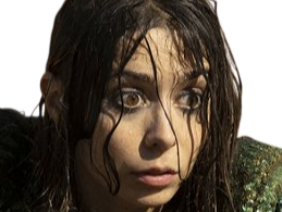 Sticker cristin milioti actrice femme brune grands yeux marron par Hapi_meal