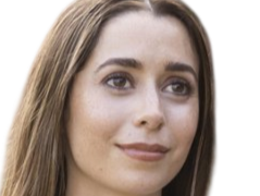 Sticker cristin milioti actrice femme brune grands yeux marron par Hapi_meal