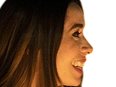 Sticker cristin milioti actrice femme brune grands yeux marron par Hapi_meal