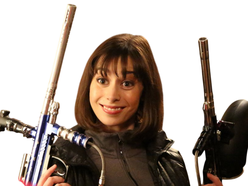 Sticker cristin milioti actrice femme brune grands yeux marron par Hapi_meal