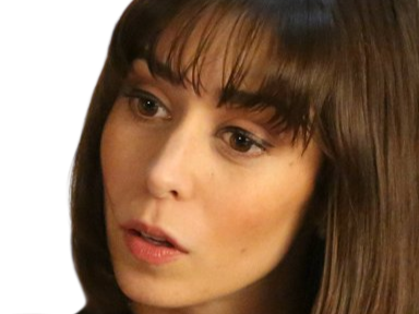 Sticker cristin milioti actrice femme brune grands yeux marron par Hapi_meal