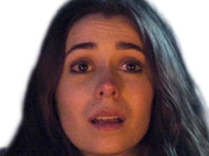 Sticker cristin milioti actrice femme brune grands yeux marron par Hapi_meal