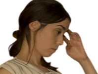 Sticker cristin milioti actrice femme brune grands yeux marron par Hapi_meal