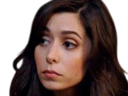 Sticker cristin milioti actrice femme brune grands yeux marron par Hapi_meal