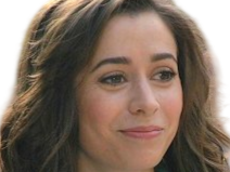 Sticker cristin milioti actrice femme brune grands yeux marron par Hapi_meal