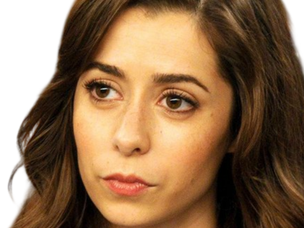 Sticker cristin milioti actrice femme brune grands yeux marron par Hapi_meal