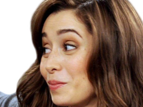 Sticker cristin milioti actrice femme brune grands yeux marron par Hapi_meal