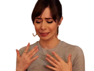 Sticker cristin milioti actrice femme brune grands yeux marron par Hapi_meal