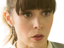 Sticker cristin milioti actrice femme brune grands yeux marron par Hapi_meal