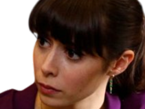 Sticker cristin milioti actrice femme brune grands yeux marron par Hapi_meal