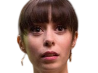 Sticker cristin milioti actrice femme brune grands yeux marron par Hapi_meal