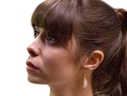 Sticker cristin milioti actrice femme brune grands yeux marron par Hapi_meal