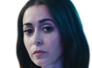 Sticker cristin milioti actrice femme brune grands yeux marron par Hapi_meal