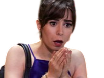 Sticker cristin milioti actrice femme brune grands yeux marron par Hapi_meal