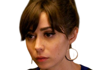 Sticker cristin milioti actrice femme brune grands yeux marron par Hapi_meal