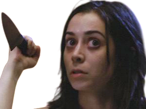 Sticker cristin milioti actrice femme brune grands yeux marron par Hapi_meal