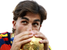ferran-torres-gol-coupe-du-monde-trophee-victoire-espagnol-goat-bisou-bg-cdm-champion-winner