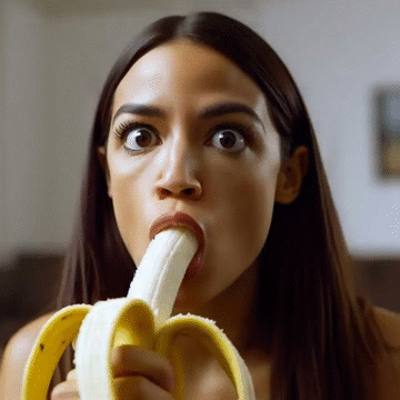 banana fruta alexandria ocasio cortez latin esp pol famosa aoc gov wh capitol demo rep