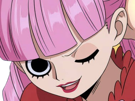 perona-one-piece-atropos-cheveux-roses-frange-yeux-noir-fic-bloop