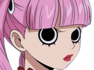 perona-one-piece-atropos-cheveux-roses-frange-yeux-noir-fic-bloop
