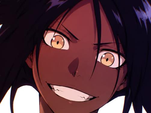 yoruichi shihouin bleach cheveux pourpre violet yeux ambre jaune peau mate desdemone dess fic bloop