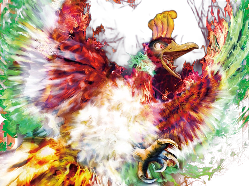 ho-oh ho oh houou pokemon pkm legendaire type feu vol 2g johto arcenciel