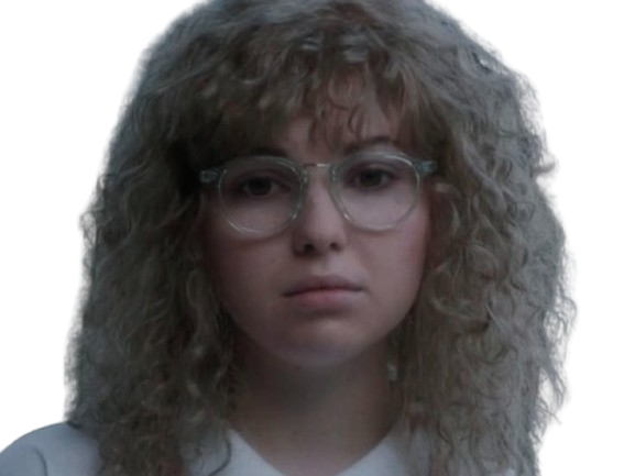 samantha lynn sammi hanratty actrice americaine misty quigley yellowjackets ado teen blonde lunettes