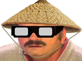risitas lunette soleil eclipse chapeau chinois choque boulbe idiot hagard boule filtre