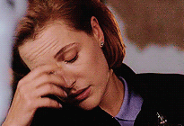 facepalm xfiles files dana scully gillian anderson