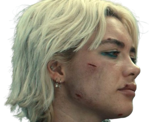 Sticker florence pugh yelena belova thunderbolts actrice britannique anglaise blonde cheveux courts yeux verts femme par PubliusOvidius