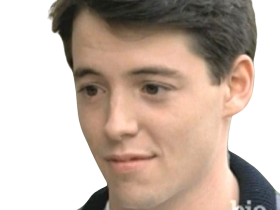 ferris bueller folle journee matthew broderick jeune homme brun acteur vingtaine