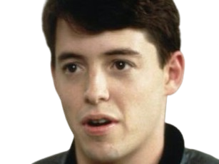 ferris bueller folle journee matthew broderick jeune homme brun acteur vingtaine