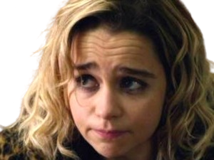 Sticker emilia isobel euphemia rose clarke actrice britannique anglaise yeux bleus petite femme blonde mi long par PubliusOvidius