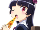 kj-kikoojap-kuroneko-ruri-gokou-oreimo-pizza-mange-hautain-cuistre-troll-meprisant-moe