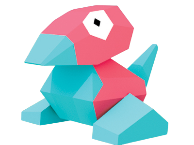 porygon pokemon pkm jeu anime type normal 1g kanto virtuel