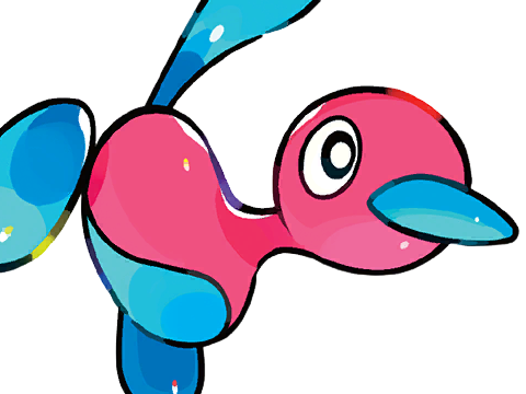 porygon2 porygon 2 pokemon pkm jeu anime type normal 2g johto virtuel