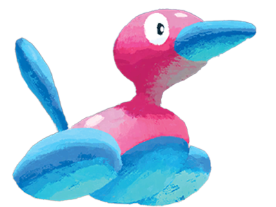 porygon2 porygon 2 pokemon pkm jeu anime type normal 2g johto virtuel