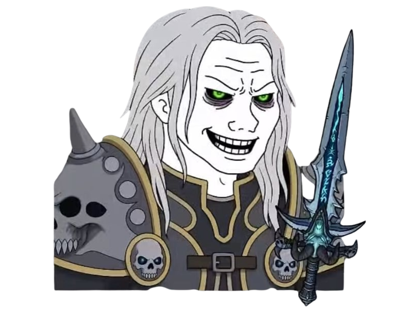 arthas wojak warcraft wow