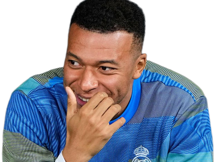 Sticker kylian mbappe homme sportif footballeur francais brun yeux marrons black noir capitaine vingtaine vingtenaire 2026 par Dark-63