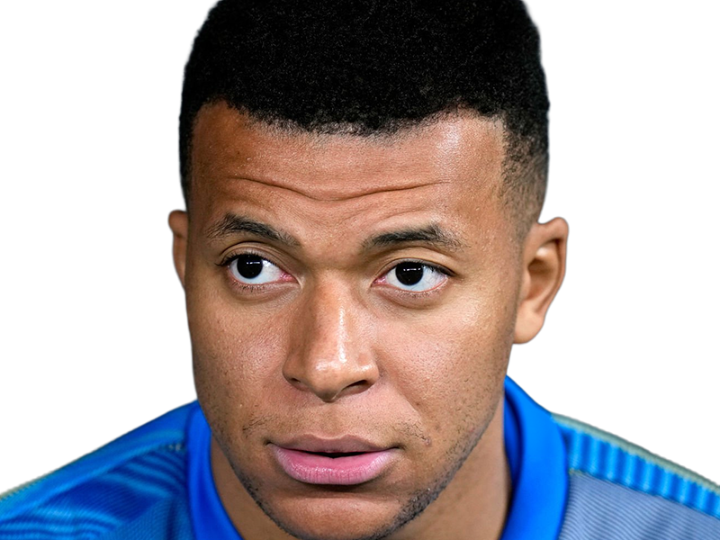 Sticker kylian mbappe homme sportif footballeur francais brun yeux marrons black noir capitaine vingtaine vingtenaire 2026 par Dark-63