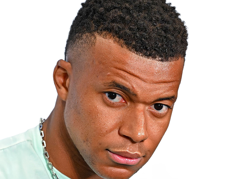 Sticker kylian mbappe homme sportif footballeur francais brun yeux marrons black noir capitaine vingtaine vingtenaire 2026 par Dark-63