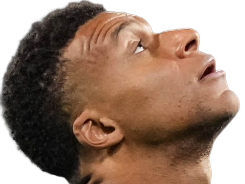 Sticker kylian mbappe homme sportif footballeur francais brun yeux marrons black noir capitaine vingtaine vingtenaire 2026 par Dark-63