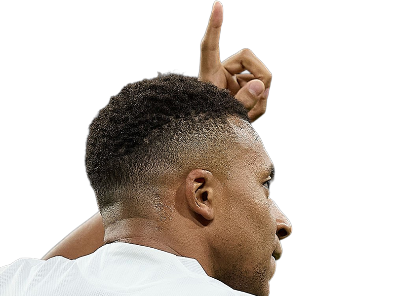 Sticker kylian mbappe homme sportif footballeur francais brun yeux marrons black noir capitaine vingtaine vingtenaire 2026 par Dark-63