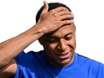 Sticker kylian mbappe homme sportif footballeur francais brun yeux marrons black noir capitaine vingtaine vingtenaire 2026 par Dark-63