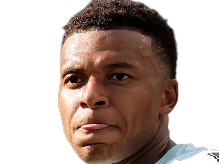 Sticker kylian mbappe homme sportif footballeur francais brun yeux marrons black noir capitaine vingtaine vingtenaire 2026 par Dark-63