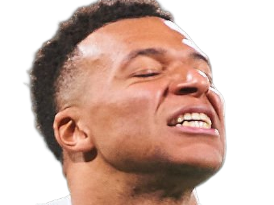 Sticker kylian mbappe homme sportif footballeur francais brun yeux marrons black noir capitaine vingtaine vingtenaire 2026 par Dark-63