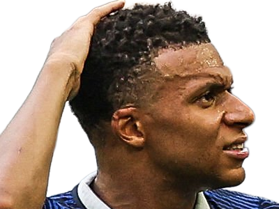Sticker kylian mbappe homme sportif footballeur francais brun yeux marrons black noir capitaine vingtaine vingtenaire 2026 par Dark-63