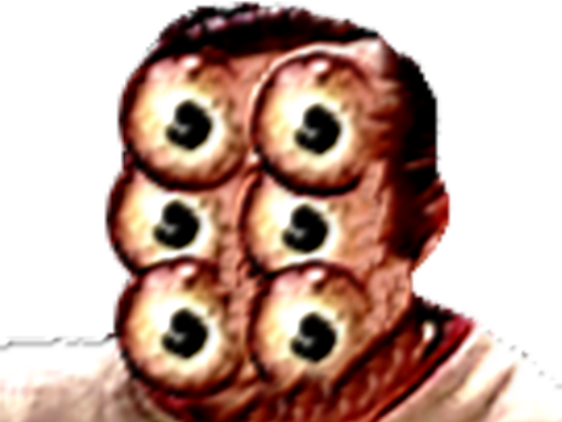 risitas horreur oeil yeux backrooms immondice monstre abomination issou aya